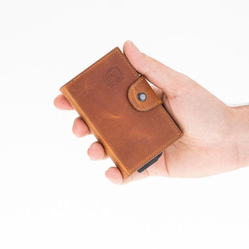 Mondello Leather Pop-Up Card Holder