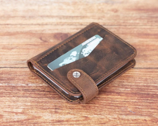 Oscard Card Holder Brown