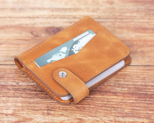 Oscard Card Holder Light Brown