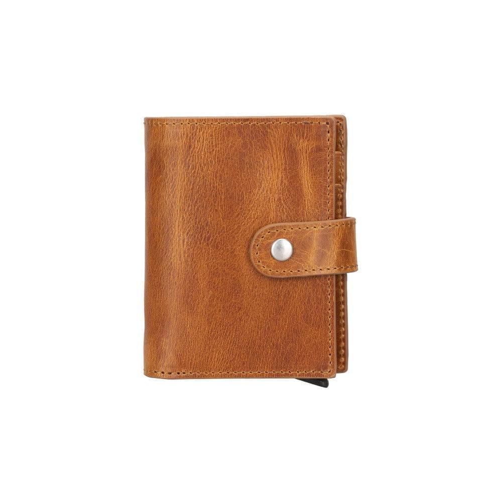 Palertag Leather Mechanical Card Holder Bouletta