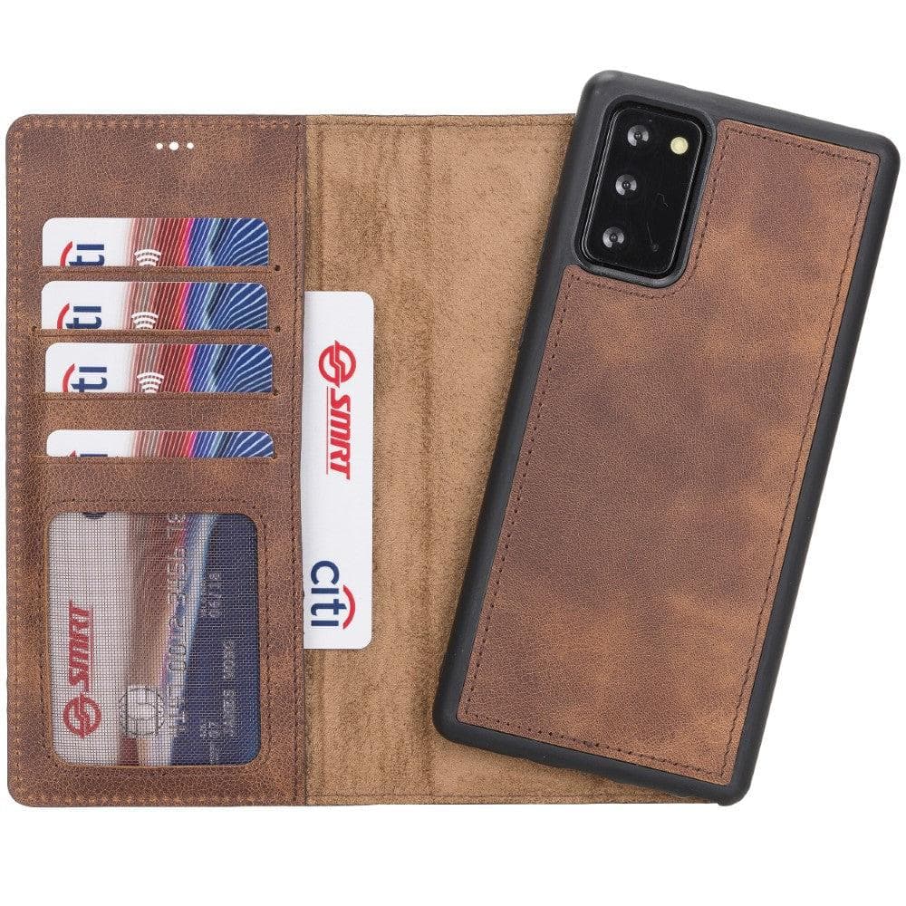 Samsung Galaxy Note 20 Series Detachable Leather Case / MW Samsung Galaxy Note 20 Ultra / Tan