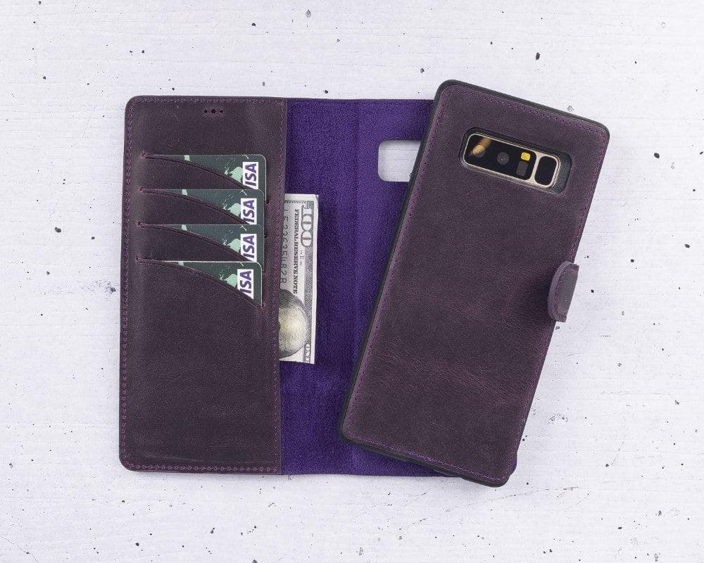 Samsung Galaxy Note 9 Series Detachable Leather Case / MW Samsung Note 9 / Antic Purple