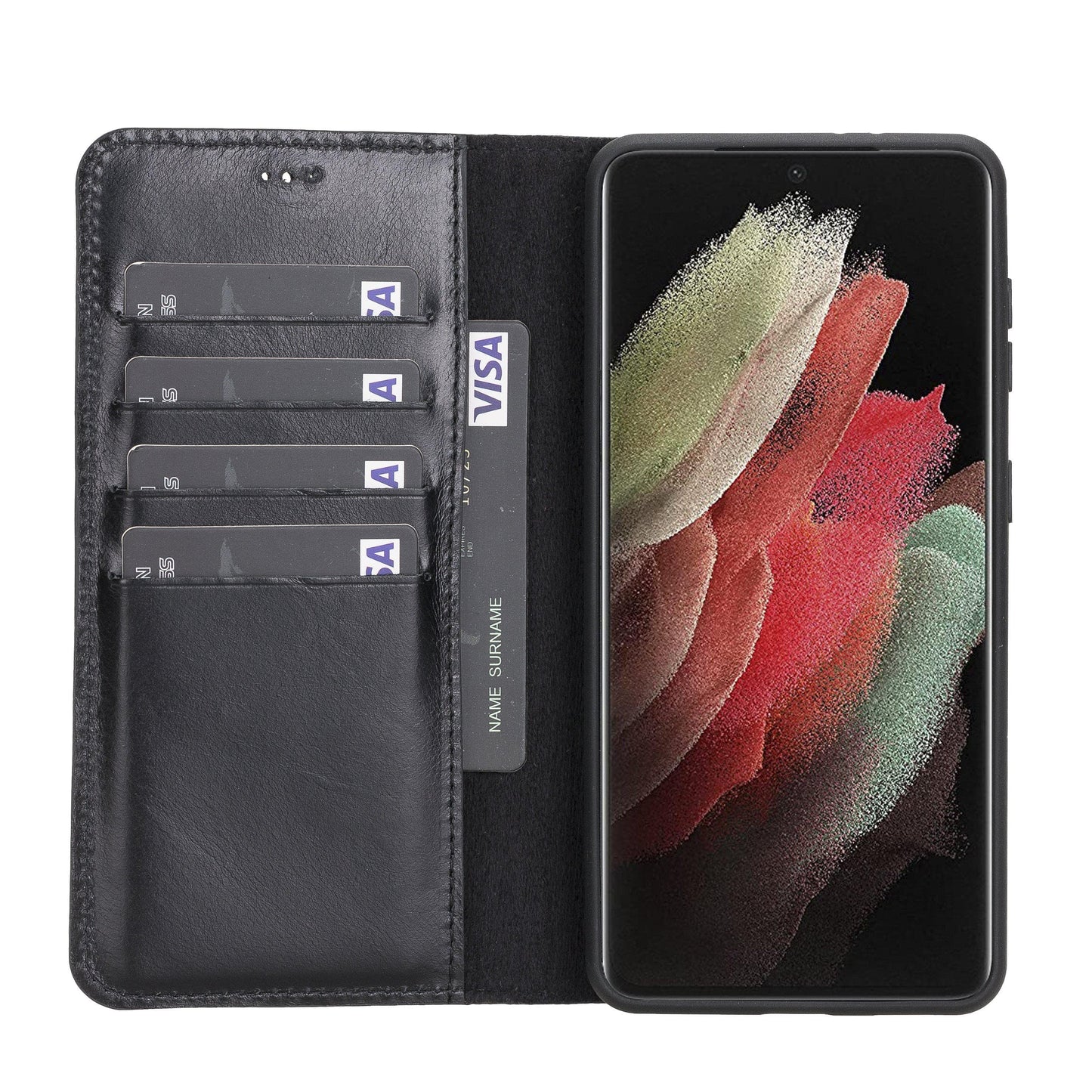 Samsung Galaxy S21 Plus Detachable Leather Case / MW