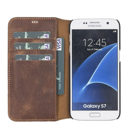 Samsung Galaxy S7 Detachable Leather Case / WC - Wallet Case G2 / G7