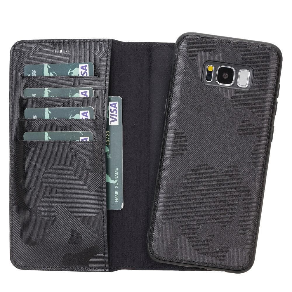 Samsung Galaxy S8 Plus Leather Case | Detachable Wallet FKBLN