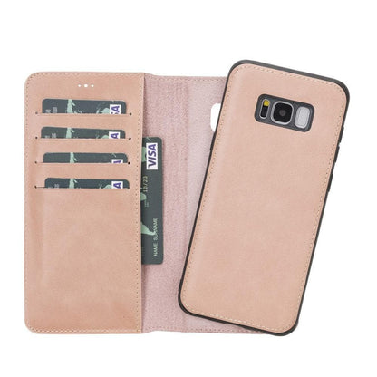 Samsung Galaxy S8 Series Leather Case | Detachable Wallet Samsun Galaxy S8 / Senza pink