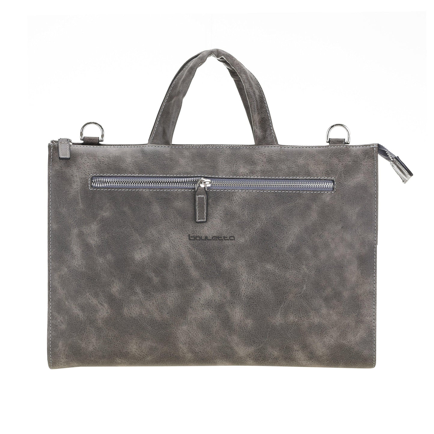 Bouletta Canzo Leather Notebook Bags | Briefcases Tiguan Grey