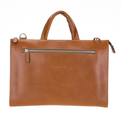 Bouletta Canzo Leather Notebook Bags | Briefcases Rustic Tan