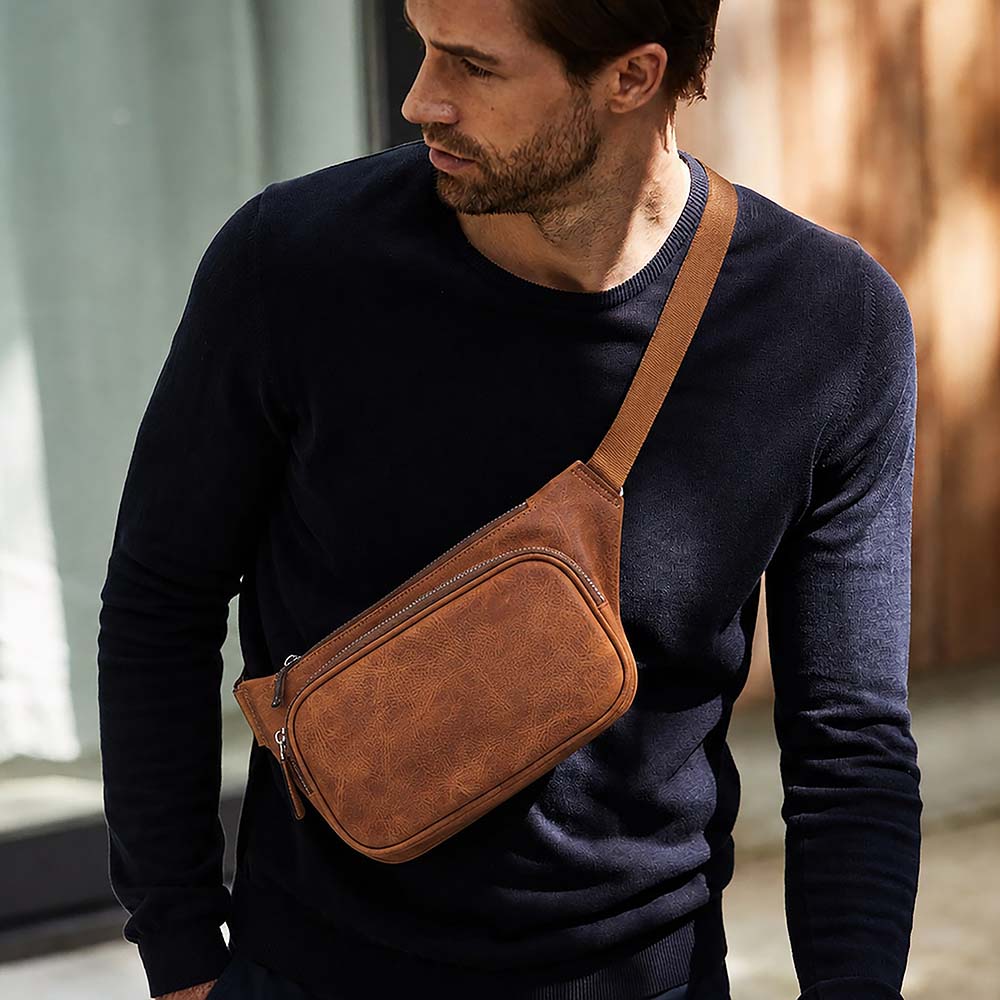 Apex Leather Waist Bag