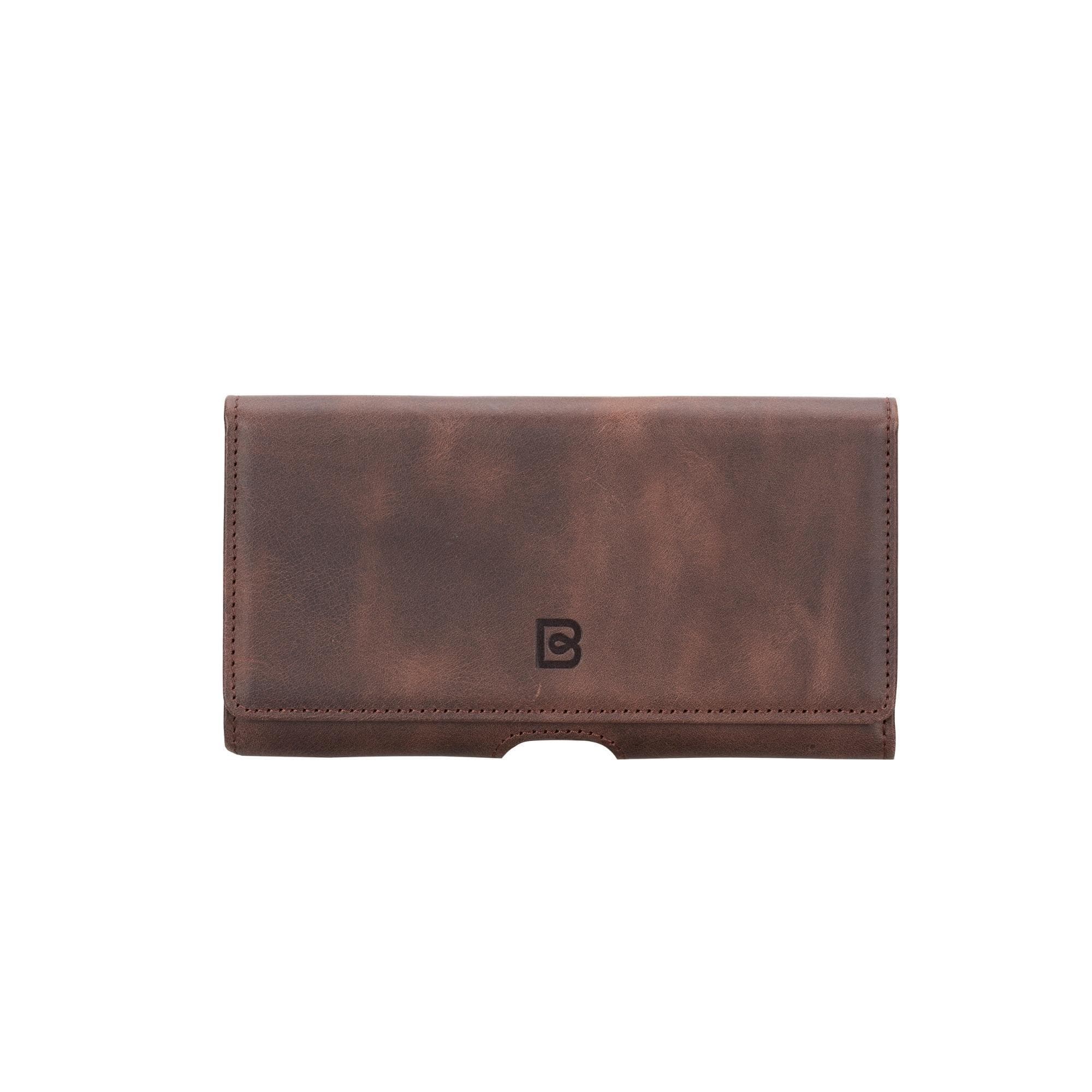 Bouletta Bouletta Titan Universal Clutch-RST1-6.1',6,8'- Waist Belt Attachable Leather Case for iPhone Phones 6.8" / Tiguan Brown