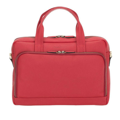 Bouletta Troy Leather Laptop Bags Drop Red