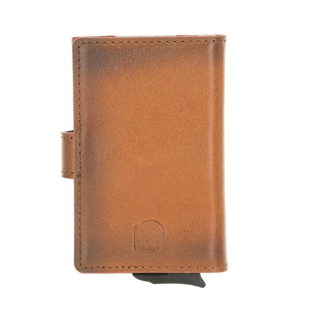 Bouletta Carlov Leather Mechanical Card Holder