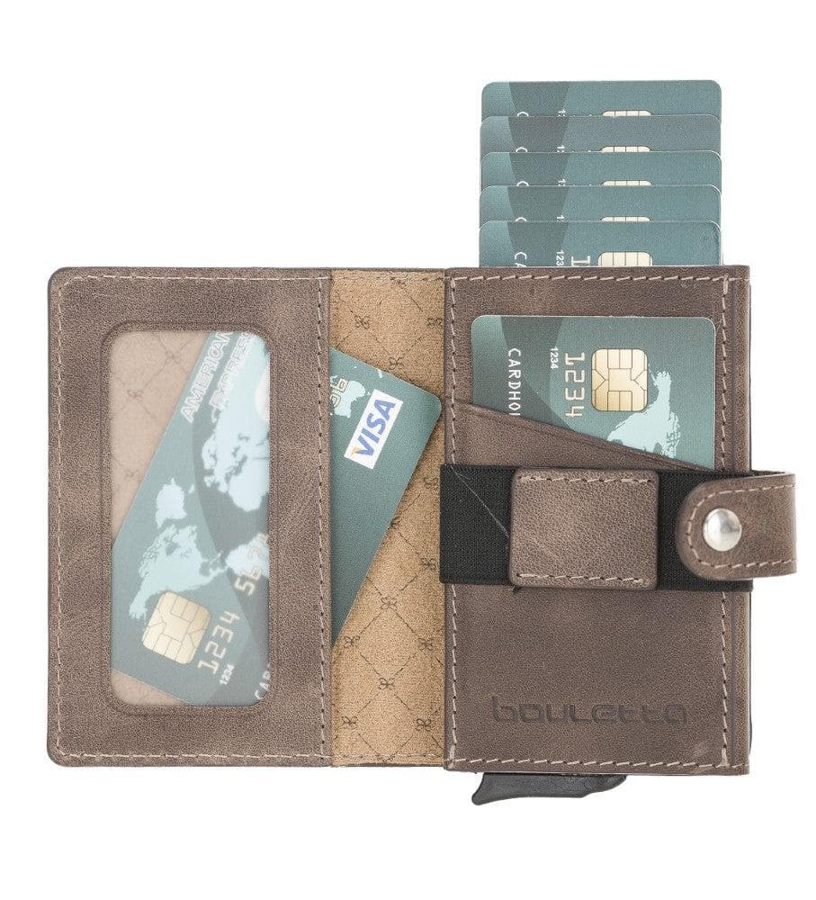 Bouletta Carlov Leather Mechanical Card Holder