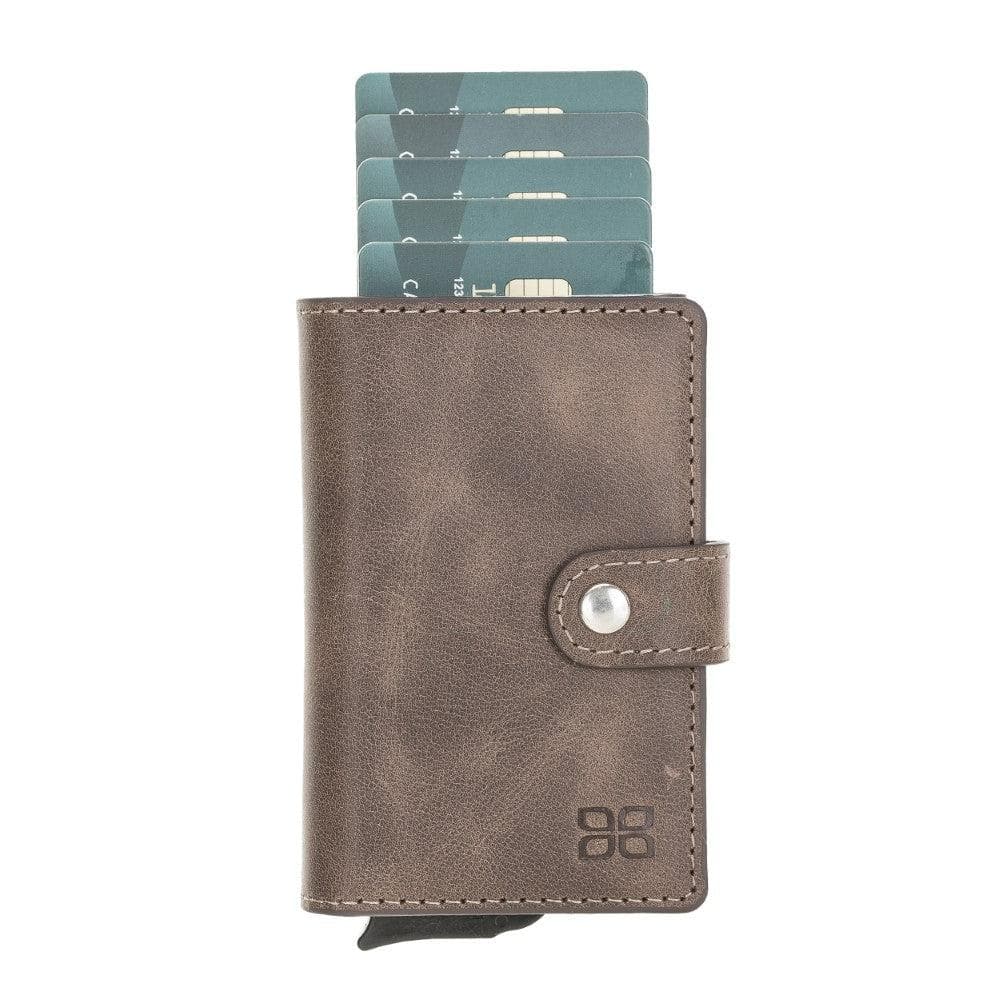 Bouletta Carlov Leather Mechanical Card Holder