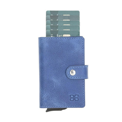 Bouletta Carlov Leather Mechanical Card Holder