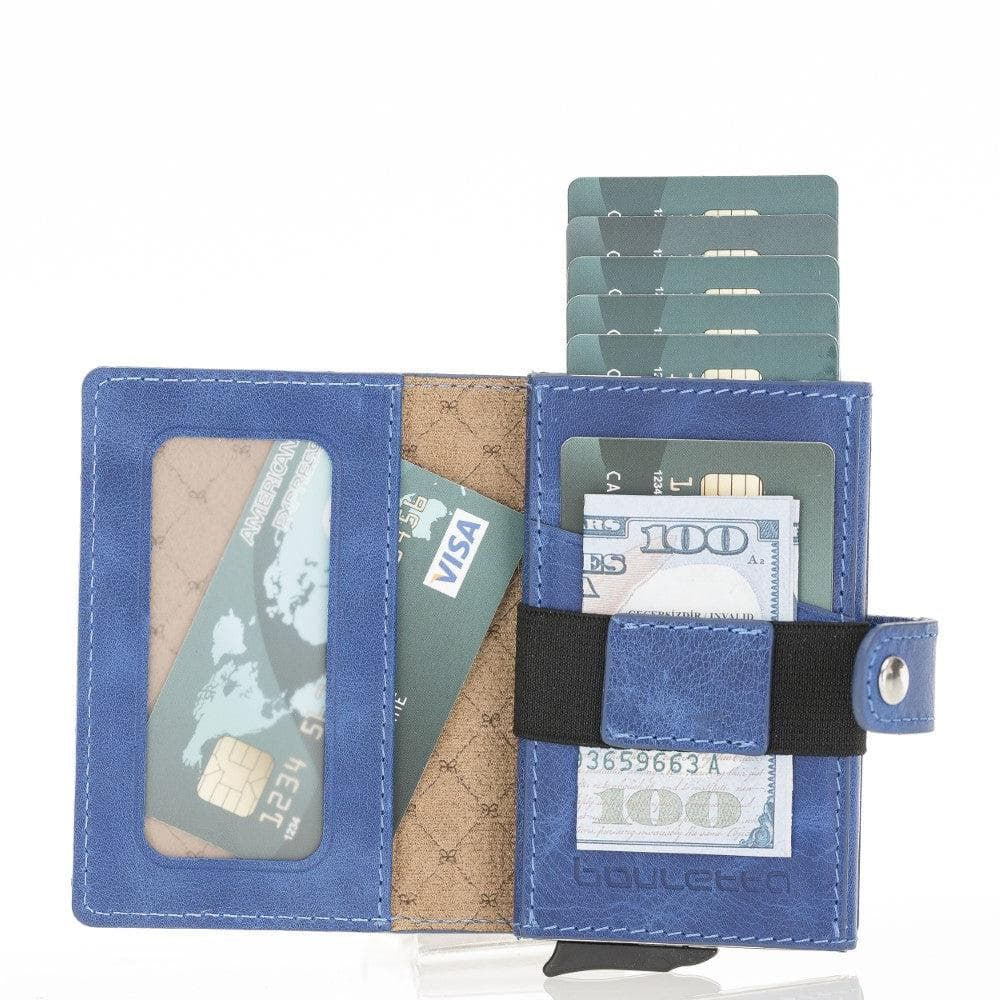 Bouletta Carlov Leather Mechanical Card Holder