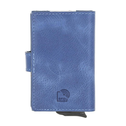 Bouletta Carlov Leather Mechanical Card Holder