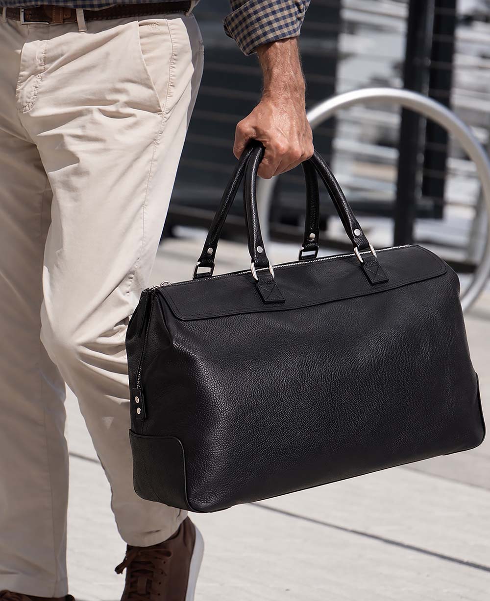 Marcovio Leather Travel Bag