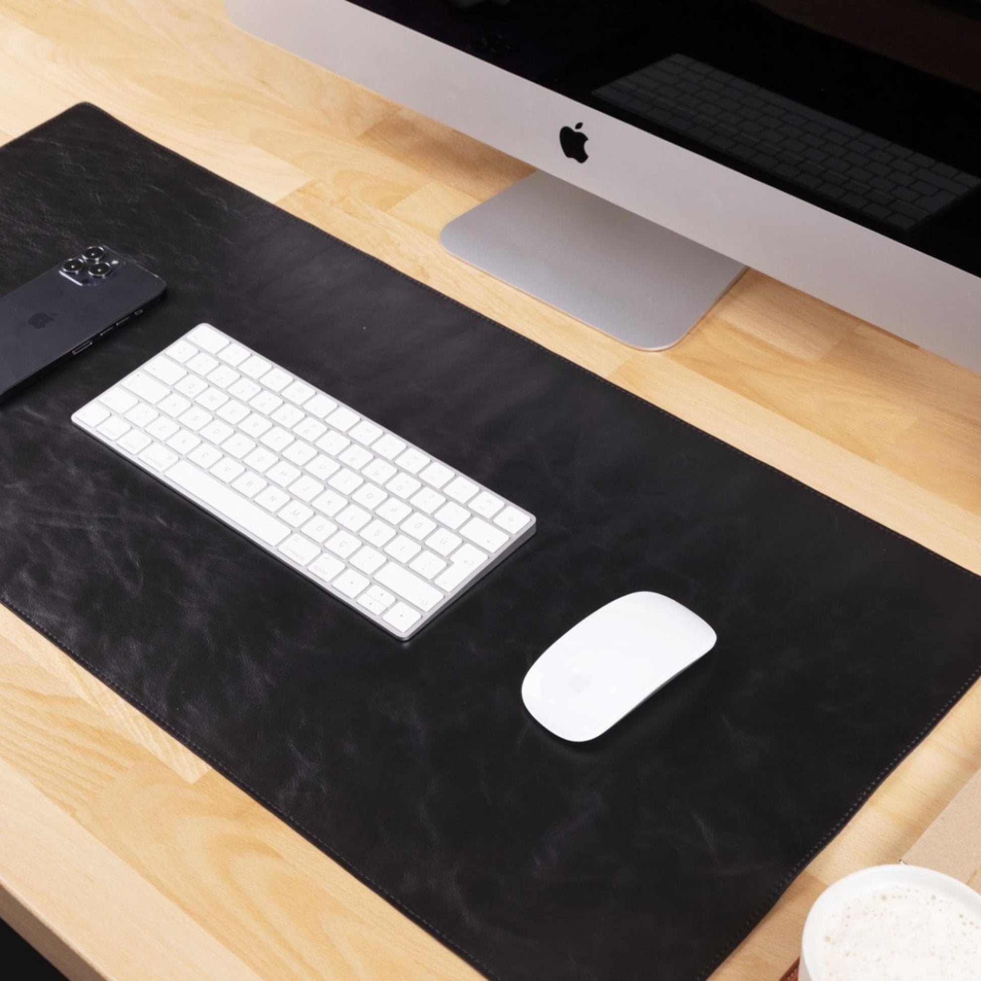 Bouletta Customizable Full Grain Leather Desk Mat