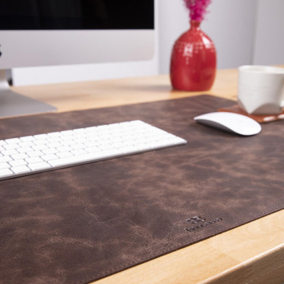 Bouletta Customizable Full Grain Leather Desk Mat