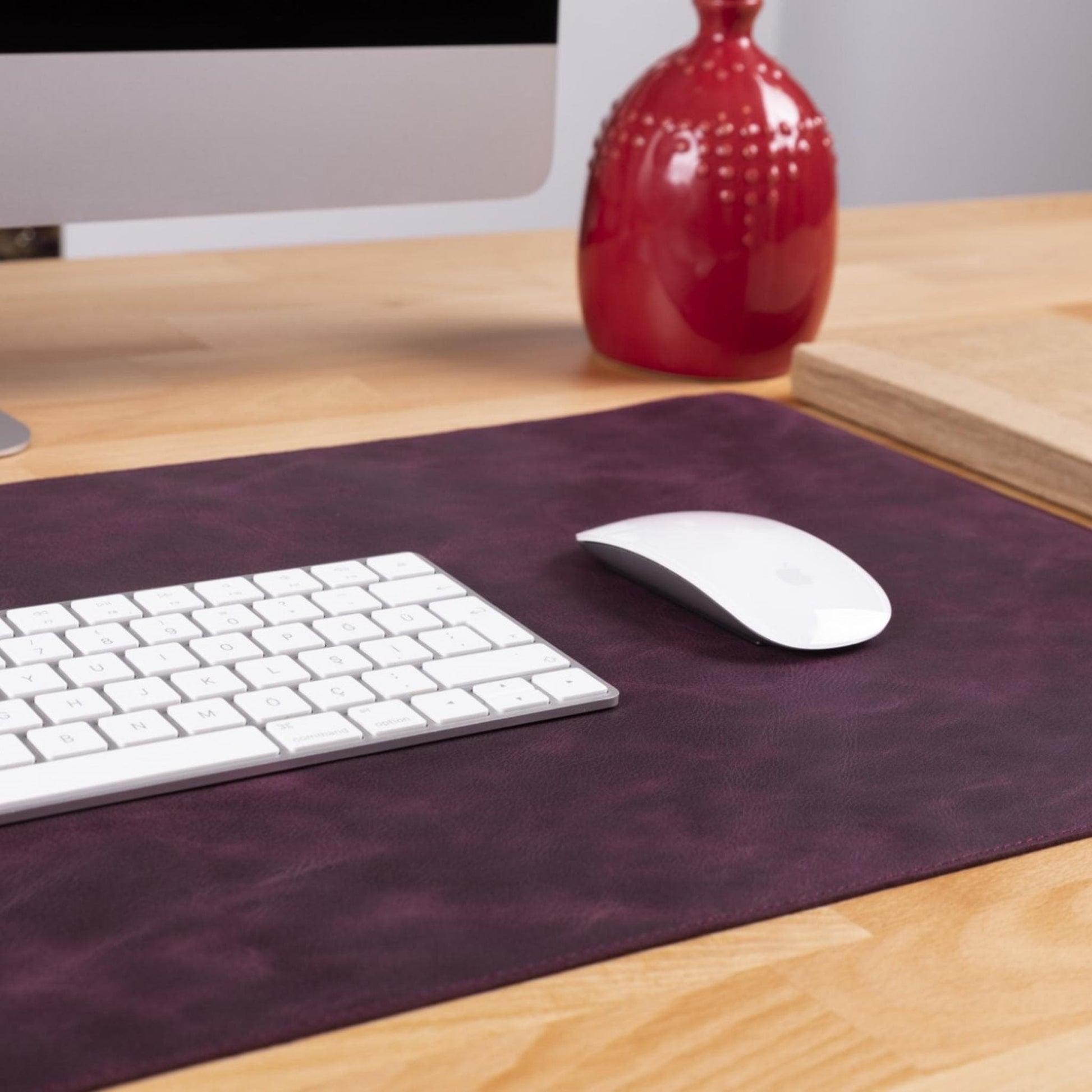 Bouletta Customizable Full Grain Leather Desk Mat