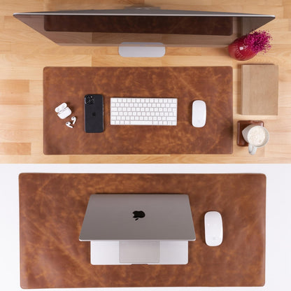 Bouletta Customizable Full Grain Leather Desk Mat