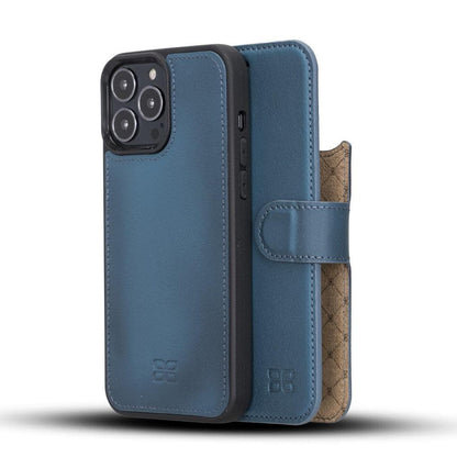 Bouletta Detachable Leather Wallet Case for Apple iPhone 13 Series iPhone 13 Pro Max / Blue