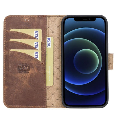 Bouletta Detachable Leather Wallet Case for Apple iPhone 13 Series