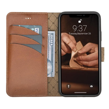 Bouletta Detachable Leather Wallet Case for Apple iPhone X Series