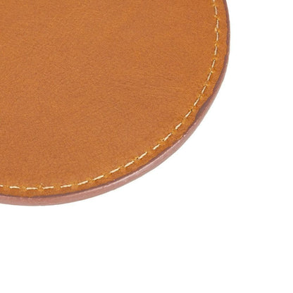 Bouletta Divine Geniun Leather Handmade Cup Coaster