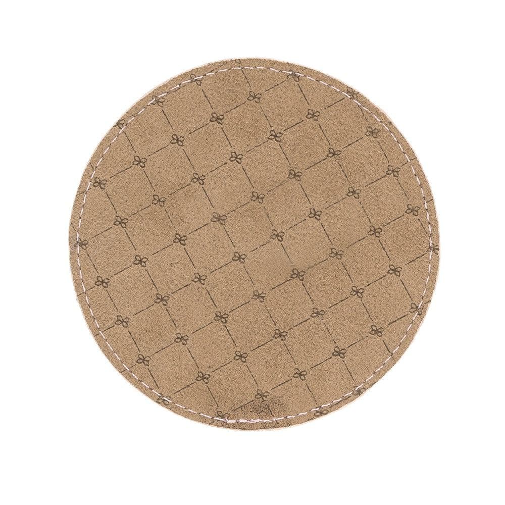 Bouletta Divine Geniun Leather Handmade Cup Coaster