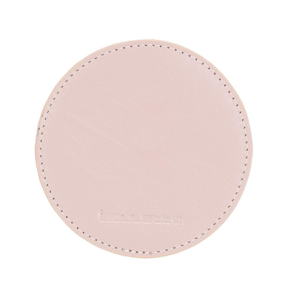 Bouletta Divine Geniun Leather Handmade Cup Coaster Pink