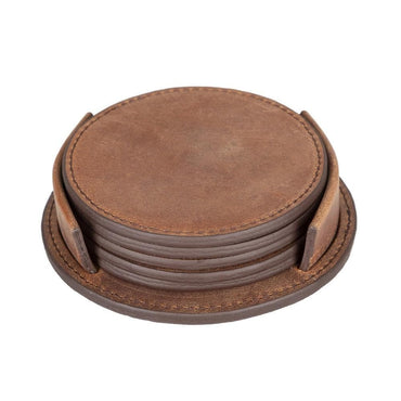 Bouletta Divine Geniun Leather Handmade Cup Coaster