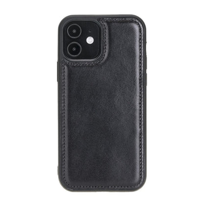 Bouletta Flexible Leather Back Cover for Apple iPhone 12 Series iPhone 12 / Black