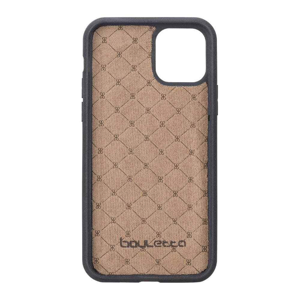 Bouletta Flexible Leather Back Cover With Card Holder for iPhone 11 Series