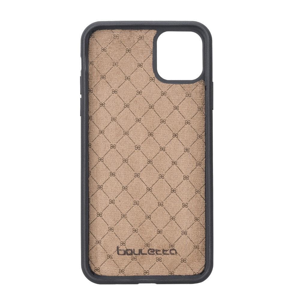 Bouletta Flexible Leather Back Cover With Card Holder for iPhone 11 Series