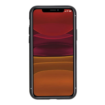 Bouletta Flexible Leather Back Cover With Card Holder for iPhone 11 Series