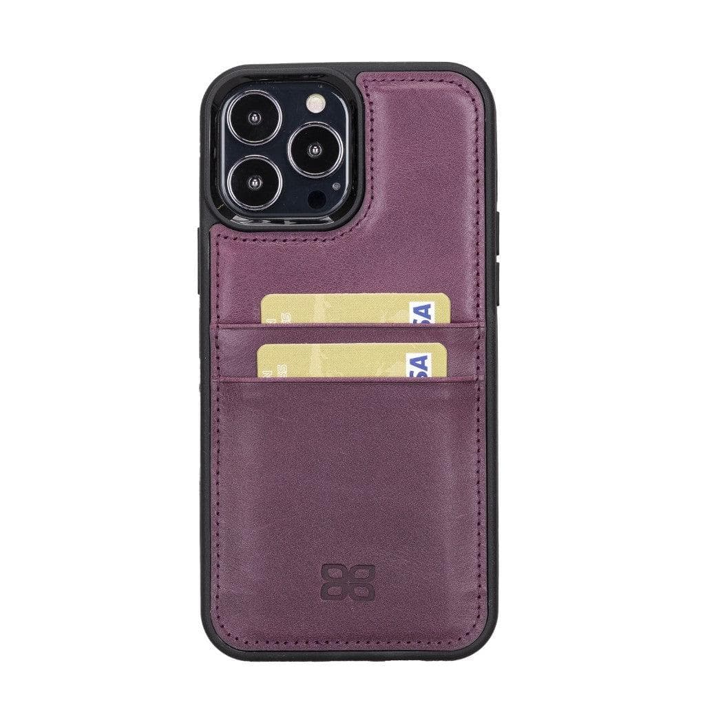 Bouletta Flexible Leather Back Cover with Card Holder for iPhone 13 Series