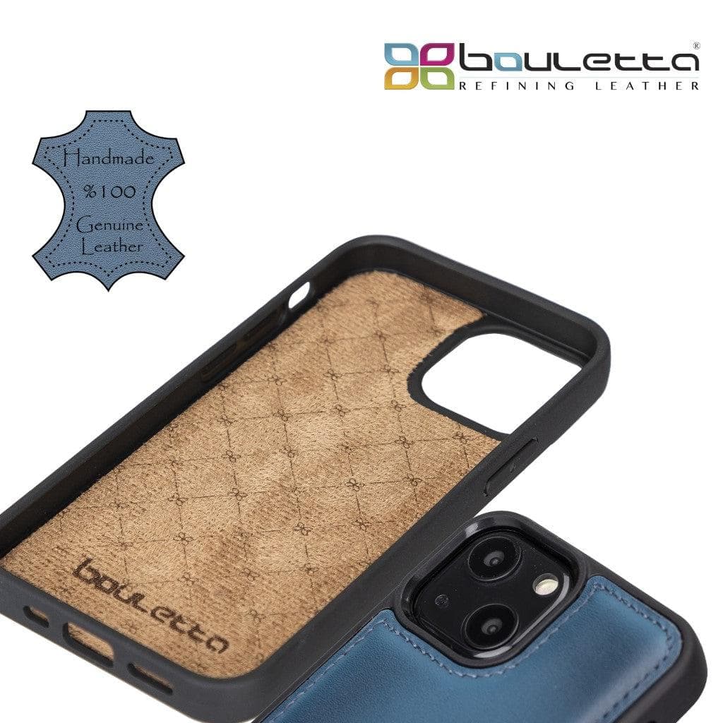 Bouletta Flexible Leather Back Cover with Card Holder for iPhone 13 Series