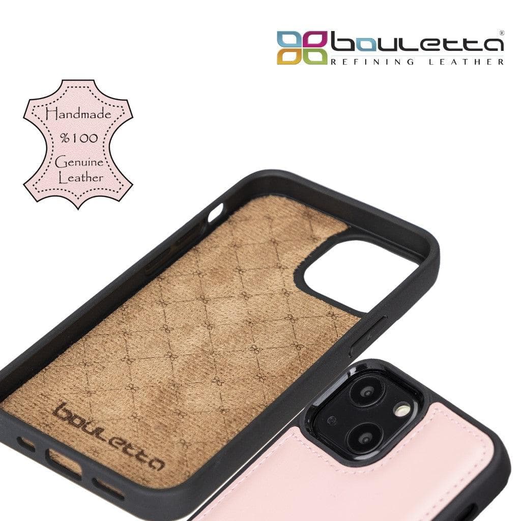 Bouletta Flexible Leather Back Cover with Card Holder for iPhone 13 Series