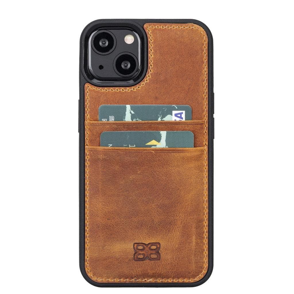 Bouletta Flexible Leather Back Cover with Card Holder for iPhone 13 Series