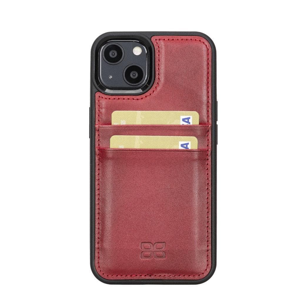 Bouletta Flexible Leather Back Cover with Card Holder for iPhone 13 Series