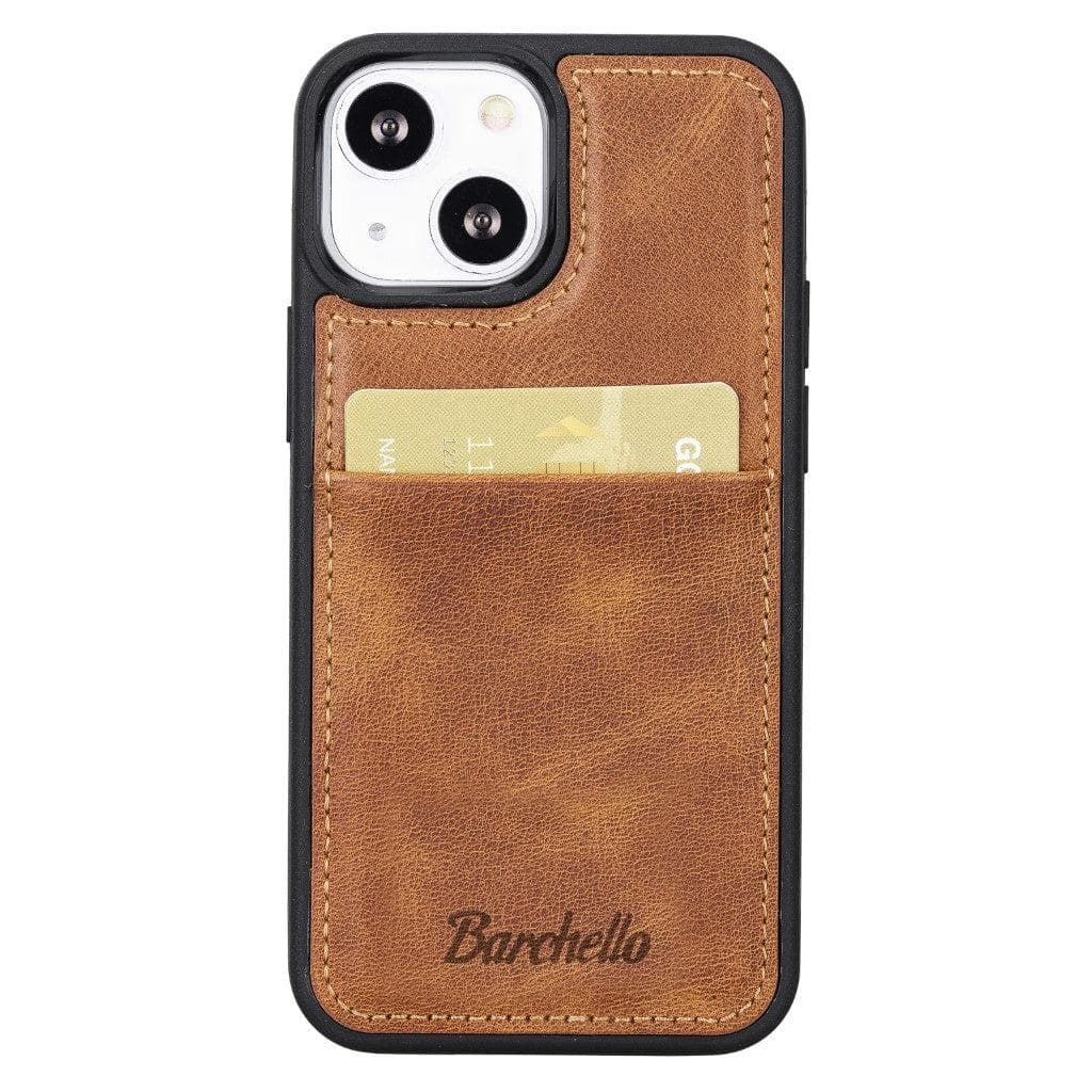 Bouletta Flexible Leather Back Cover with Card Holder for iPhone 13 Series