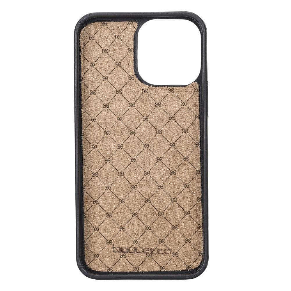 Bouletta Flexible Leather Back Cover with Card Holder for iPhone 13 Series