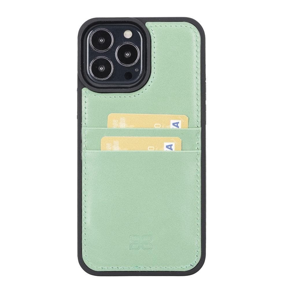 Bouletta Flexible Leather Back Cover with Card Holder for iPhone 13 Series