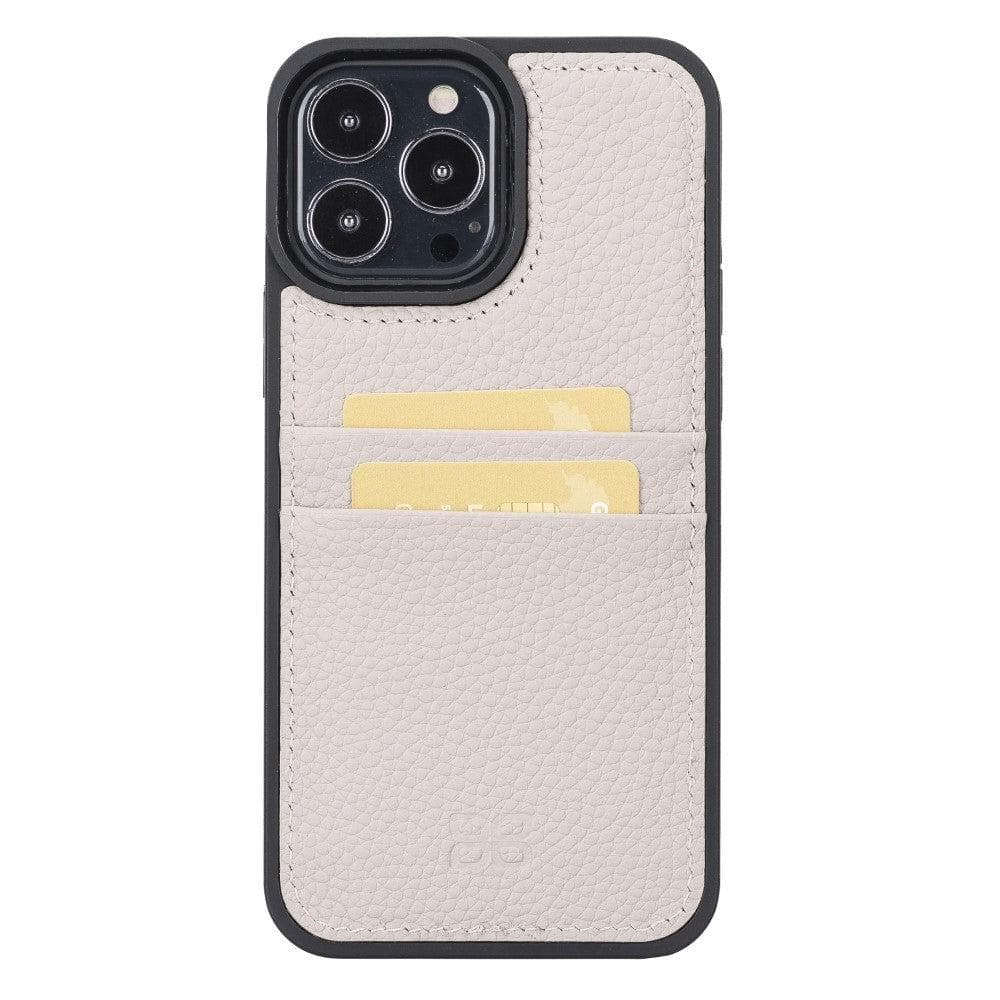 Bouletta Flexible Leather Back Cover with Card Holder for iPhone 13 Series