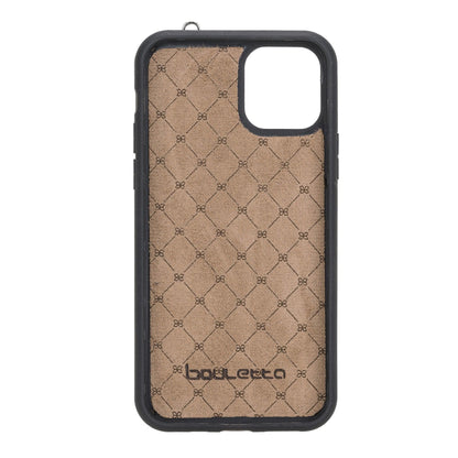 Bouletta Flexible Leather Back Cover with Hand Strap for iPhone 11 Series