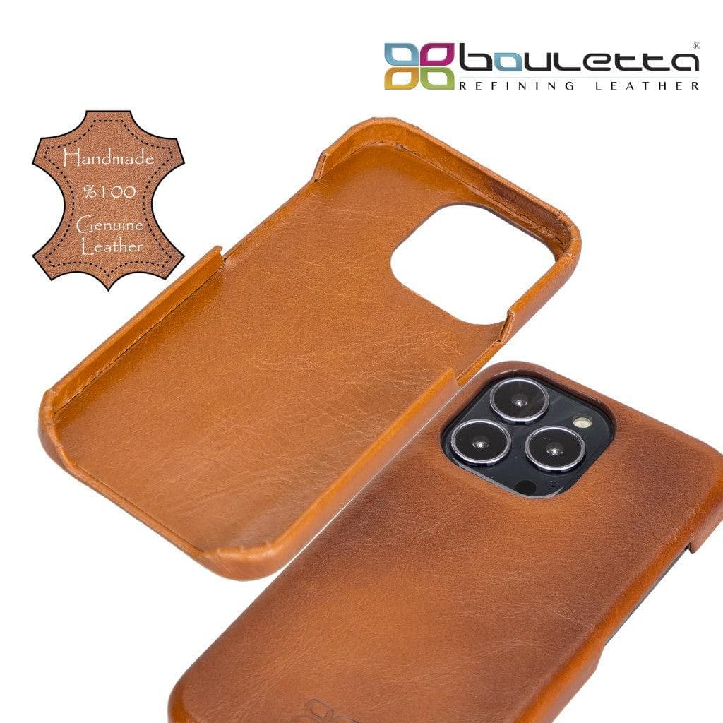 Bouletta Full Leather Coating Back Cover for Apple iPhone 13 Series