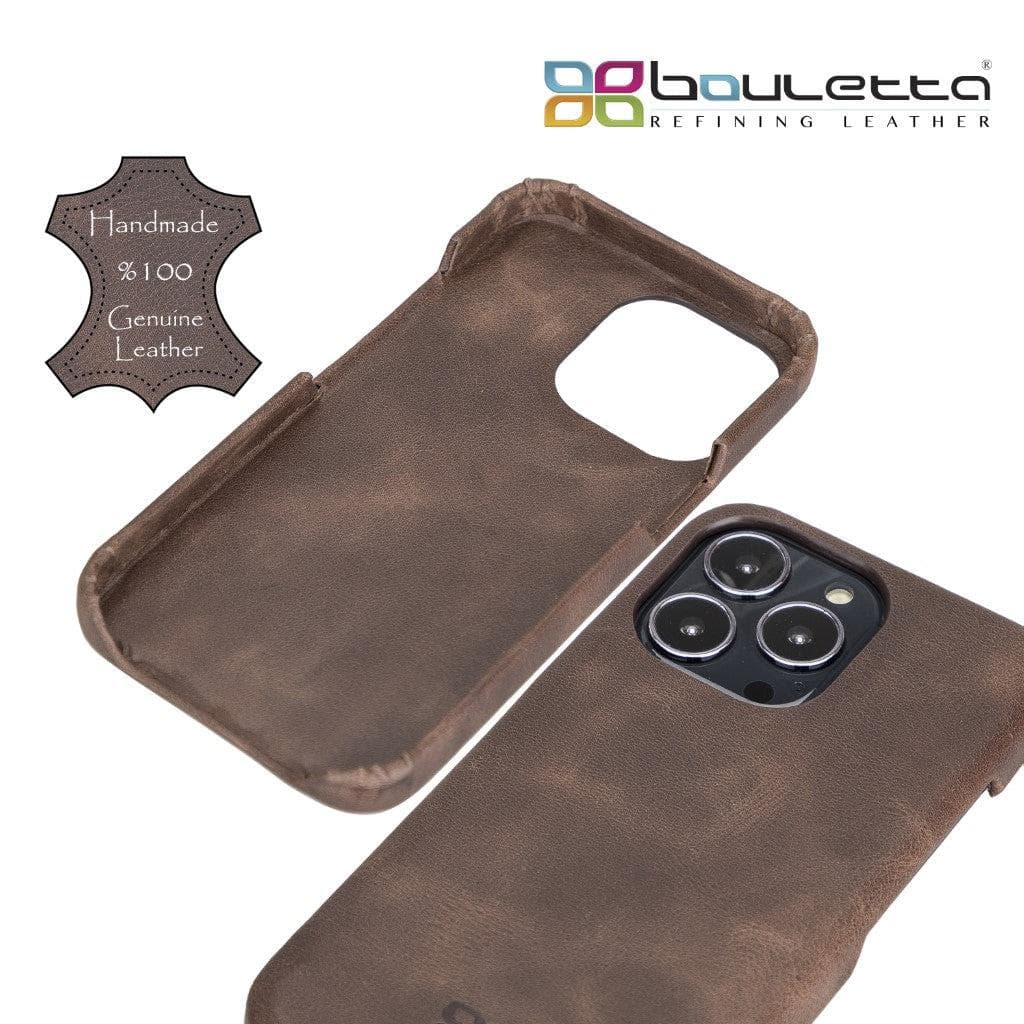 Bouletta Full Leather Coating Back Cover for Apple iPhone 13 Series