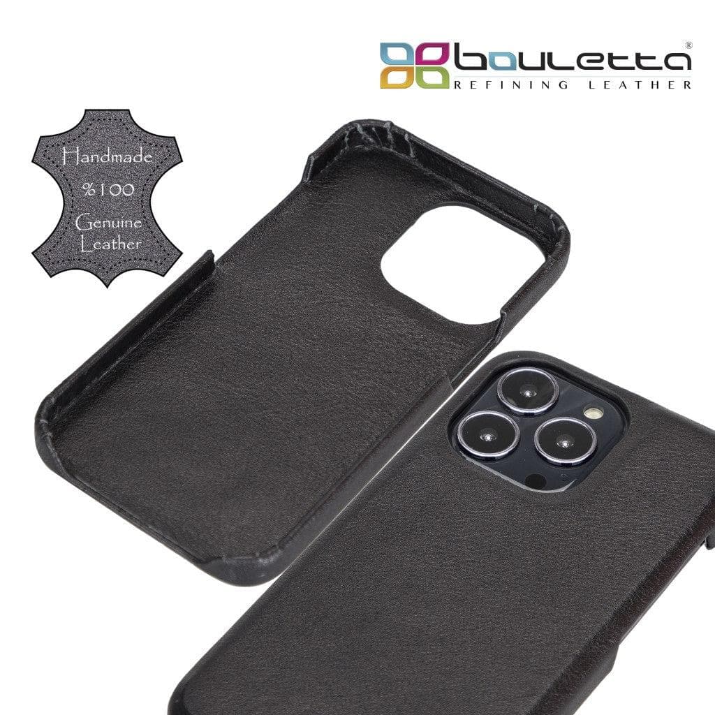 Bouletta Full Leather Coating Back Cover for Apple iPhone 13 Series